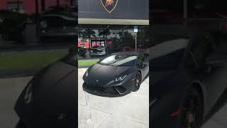 2018 Lamborghini Huracan Performante in Nero Pulso 🖤 💛 palmbeach! #shorts