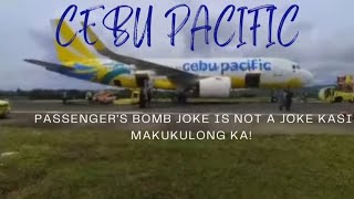 Passenger's bomb joke sa Cebu Pacific | Bicol International Airport's runway #cebupacificair