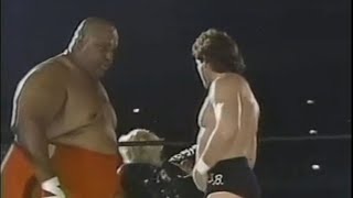 Abdullah The Butcher & Tully Blanchard vs Pat Tanaka & Denny Brown