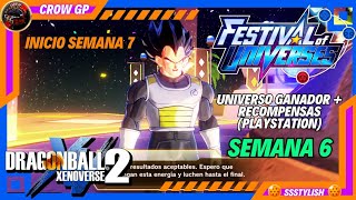 Universo Ganador + recompensas (Semana 6) Festival de los Universos | Dragon Ball Xenoverse 2