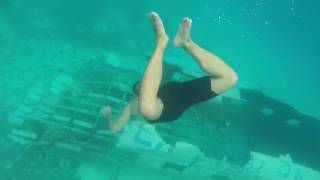 Snorkeling the plane wreck in Majuro Lagoon