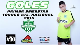 ESPECIAL: GOLES PRIMER SEMESTRE TORNEO ATL. NACIONAL 2016 //FULLHD//