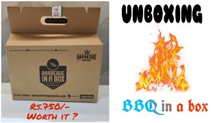 Barbeque in a box | Unboxing | Barbeque Nation | A walk with me