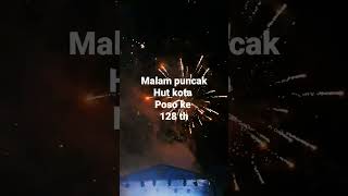 malam puncak kegiatan HUT kota poso