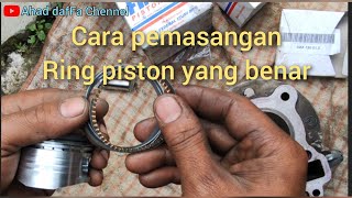 Urutan pemasangan ring SEHER yg baik dan benar @ahaddaffa_official