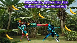 Unleashing the Monkey King: Epic Shadow Fight 4 Live Showdown!"