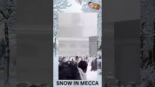 SNOW IN MECCA - First time in History #trending #shorts