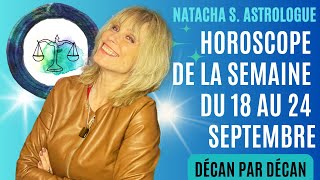 Astrologie 🌟 Horoscope semaine du lundi 18 septembre 2023