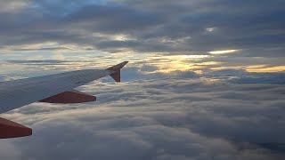 INCREDIBLE Views onboard | Flying with a sunset