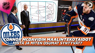 Connor McDavid matkalla maalikuninkuuteen | Mistä ja miten maalit syntyvät?