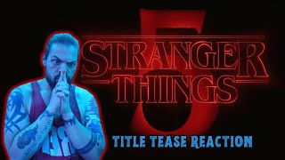 Stranger Things 5 | Title Tease Reaction