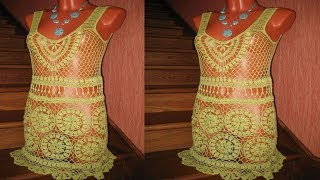 VESTIDOS PARA MUJERES TEJIDOS A CROCHET _ NUEVOS Nº 10