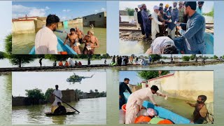 Help of Flood Victims With Pakistan Army | Flood In Pakistan 2022 | Rajanpur