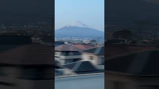 2024.3.15 新幹線のぞみ号🚄から拝む夕暮れ時の富士さま🗻