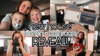 FINISHED New Kitchen Reveal | New House Tour + Unpacking Progress | Bitvae