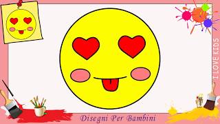 Come disegnare un emoji FACILE & KAWAII passo per passo per bambini 1