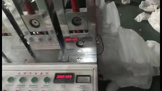 Fully automatic long arm sleeve cover making machine.