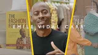 In the studio with Fashion Author and Designer Emile Vidal Carr