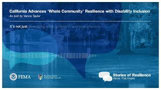 RNPN Stories of Resilience Voices that Inspire Audiogram Whole Community Resilience from V Taylor