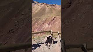 The view of Aconcagua from the lookout point