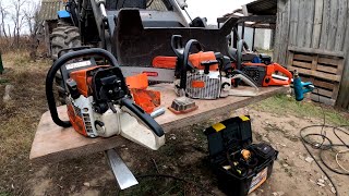 STIHL 361, 440 и  HUSQVARNA 365 к зиме готовы!.