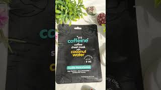 M caffeine coffee sheet mask with coconut water #mcaffeine