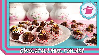 #muzlutruff #turff 1 MUZLA TATLI YAPIMI💯 ÇİKOLATALI MUZ TOPLARI !💯🍌 MUZLARIMIZI DEĞERLENDİRİYORUZ💯 🍌