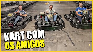 CORRIDA DE KART COM MEUS AMIGOS