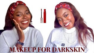 MAKEUP CLASS WITH @layefaebitonmo ??? | GRWM | MAKEUP FOR DARK SKIN + TECHNIQUES I LEARNT🤩🤩