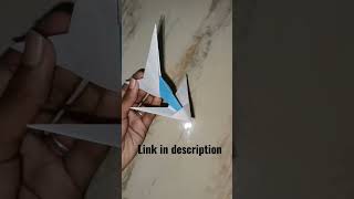 How to make a paper airplane /plane ||Easy paper plane