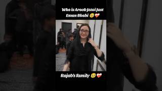 Rajab bhutt wife eman bhabi #rajabfamily #vlog #vlogs #shorts #viralvideo