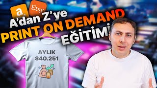 Print on Demand eğitimi ile Amazon ve Etsy’de satış yap!