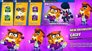 ALL GIFTS ON MY NEW ACCOUNT - GRIFF BRAWLER WAS GIFTED FREE - UNLOCKED GRIFF BRAWL STARS