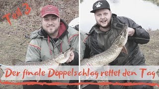 DOPPELSCHLAG zum FINALE| Mit Stint, Makrele und Rotfeder im Winter zum HECHT PB? Angeln MadenBaden