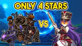 Spiral Abyss Using Only 4 Star Characters | Genshin Impact