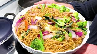 Chow mein -Pancit - dried noodles