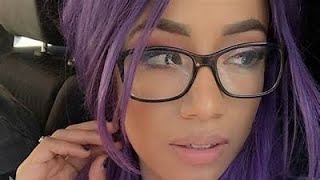 Sasha banks Tongue video