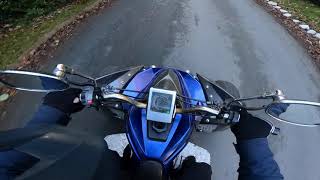 Quad bike road trip through Stocksbridge & green moor