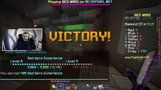 My First Bedwars Solo Win