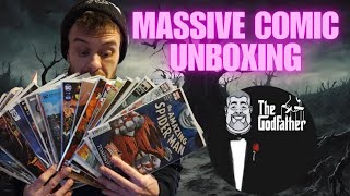 ABSOLUTE MASSIVE COMIC BOOK UNBOXING FROM " THE GODFATHER " HIMSELF.