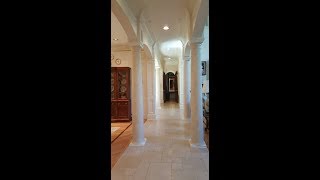 The easiest Faux Travertine:  Columns