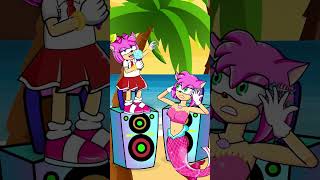 #shorts  Singer  Amy and Mermaid's Sing #Sonic #Amy #singer #mermaid