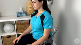 Seated Pursed Lip Breathing - Covid Physical Therapy - Exercises