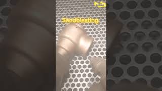 Sandblasting small safety relief Valve  #sandblasting #beforeandafter #restoration