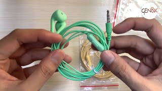 Macaron U19 wired earphones [ 9 Peso lang sa Shopee ]