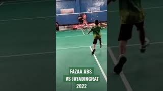 FAZAA ABS VS JAYADININGRAT WSB