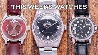 This Weeks Watches - Rolex Explorer 1016, Fears Alliance Jump Hour, Hublot, Tudor & More [EP180]