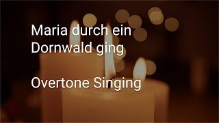 Maria durch ein Dornwald ging - Obertongesang