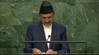 71st session  of UN General Assembly addressed by Prakash Saran Mahat  प्रकास शरण महत