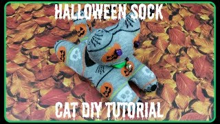 🎃💀Halloween Sock Cat DIY Tutorial💀🎃